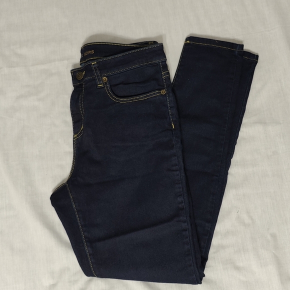 Michael Kors Izzy Skinny Women's Jeans - Size 8 - Dark Denim - Picture 2 of 7